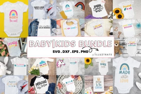 Baby Quotes SVG Bundle: Graphics for Crafts & Branding