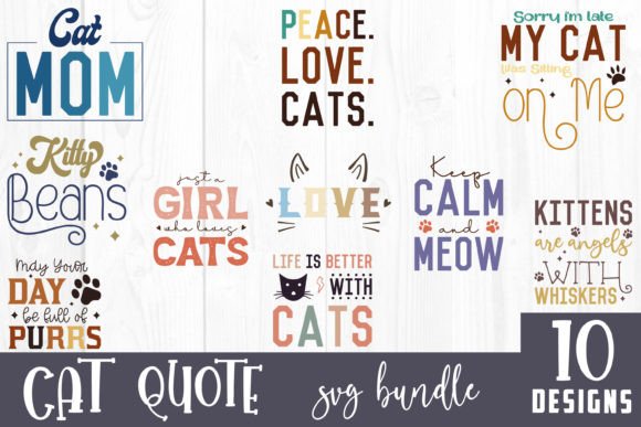 Cat SVG Bundle: Graphics & Crafts for Sellers