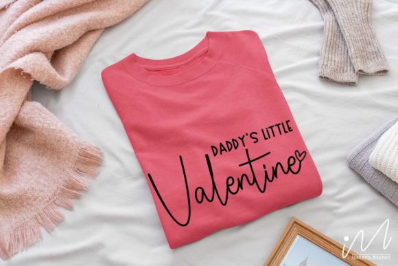 Daddy’s Little Valentine SVG Graphics for Crafts