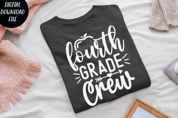 Fourth Grade Crew SVG: Halloween Graphics for Crafts