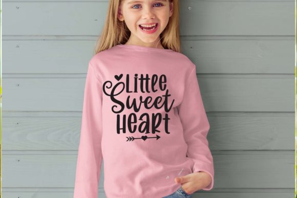 Little Sweet Heart SVG: Graphics for Crafts & Gentle Branding