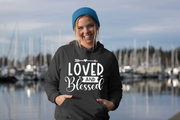 Loved and Blessed SVG: Graphics for Crafts & Content