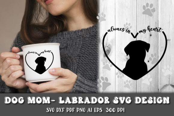 Mom Labs. Labrador Retriever SVG: Crafts & Graphics