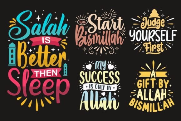 Muslim Quote Holy Month Lettering SVG: Graphics for Crafts & Content