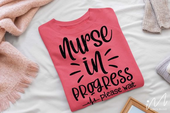 Nurse in Progress SVG: Graphics for Crafts & Content
