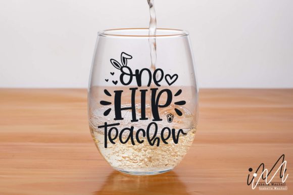 One Hip Teacher SVG: Graphics for Crafts & Content