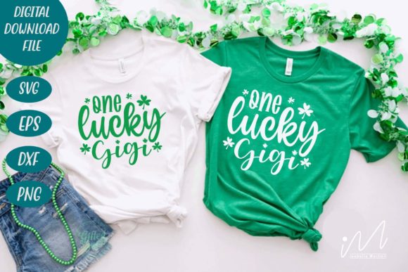 One Lucky Gigi SVG: Graphics & Crafts Design Asset Review