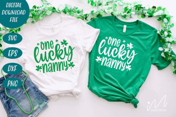 One Lucky Nanny SVG: Graphics for Crafts & Heartfelt Branding