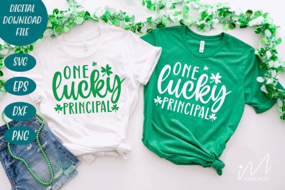 One Lucky Principal SVG: Graphics for Crafts & Editorial Joy