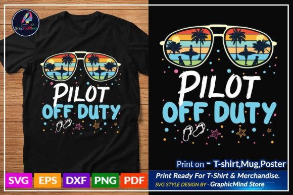 Pilot of Duty SVG Graphics for Crafts & Content