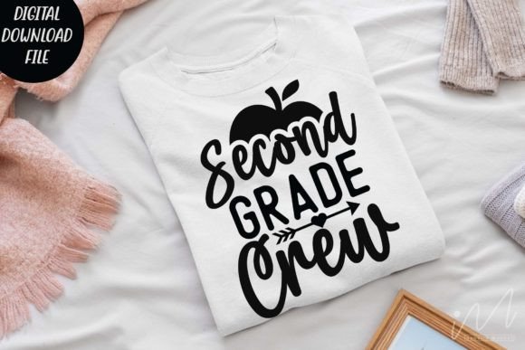 Second Grade Crew SVG: Halloween Graphics for Crafts