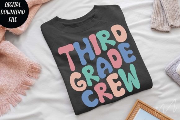 Third Grade Crew SVG Graphics for Crafts