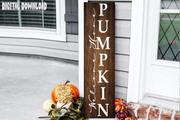 Welcome Home Pumpkin Graphics for Crafts